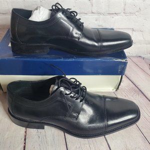 J. Murphy Men's Warehouse Leather Black Oxfords